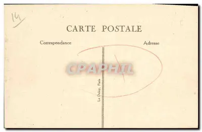 Deauville — Rue de l'Écluse — Editora BHD, n° 428 — Verso