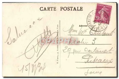 Most Pontchartrain (S.-et-O.) — Trasa do Jouars — wyd. Combeau — Rewers