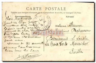Asnières — Ingresso del Cimitero dei Cani — B.P. PARIS — Verso