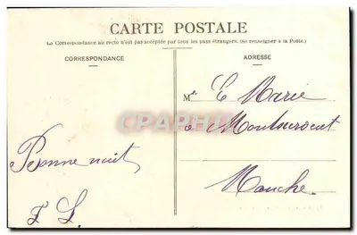 A Cheia do Sena — Em 16 de Fevereiro o Sena toma novamente posse da rua — Asnières - Rue Adélaïde — Editor: L. Lebailly, Annonay, França — Verso