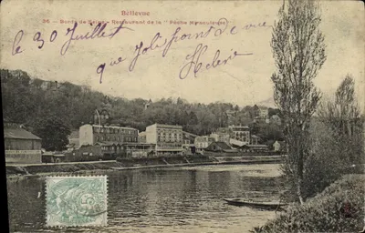Margem do Sena — Restaurante da 'Pescaria Milagrosa' — Bellevue
