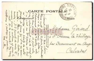 Clamart — Hospital Militar Percy — Entrada Principal — Verso