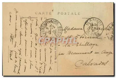 Clamart — Hospital Militar Percy — Galeria externa — Verso