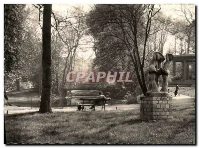Parque público de Clamart — escultura e banco — edição GUY, n° 21