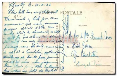 Chaville — Der Eiche der Jungfrau — E.M. n°3825 — Rückseite