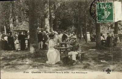 Chaville — Animation dans la Forêt — Vue Pittoresque — F. Pienry