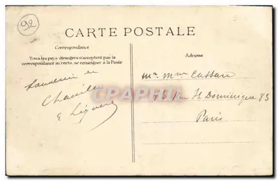 Chaville — L'Étang de l'Ursine — Uitgever E.P.D. n°26 — Achterkant