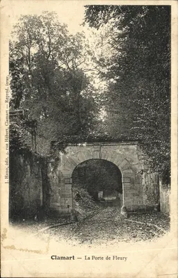 Clamart — A Porta de Fleury — J. Hano, edição 4, rua Hébert, Clamart