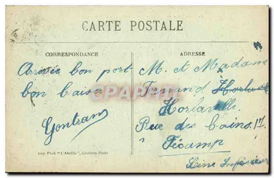 ClICHY — Panorama — O Boulevard Nacional em direção a Paris — O Sacré Cœur de Montmartre e Rond-Point Victor-Hugo — Verso