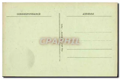 CLICHY - Park Denain - Widok artystyczny — wydawca 'Abeille' Paryż, nr 27 — Rewers