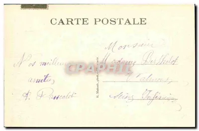 Clichy — O Novo Ponte — E. Malencut, Paris, n° 3827 — Verso