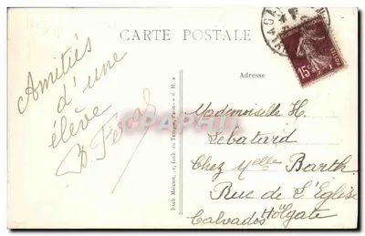CLICHY — Plaza de la República — Batalla de las Flores — E.M. n°2204 — Reverso