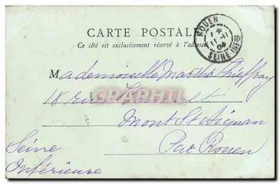 Puteaux — Le Barrage de Suresnes — Ch. Rey, édit., Puteaux — Rewers