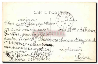 Puteaux - Boulevard Richard-Wallace - Allagamenti - Gennaio 1910 — Editore non visibile — Verso