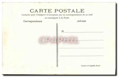 Cerimônia do Sacro de Napoleão I — Série 20 — Ossart e Capelle Rueil — Verso