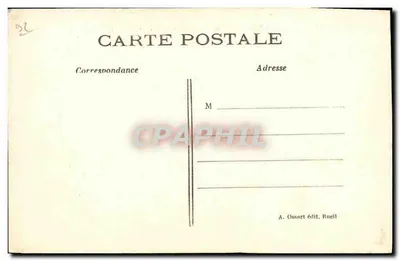 O Castelo de La Malmaison e a Capela (RUEIL) — n°30 — A. Ossart édit, Rueil — Verso