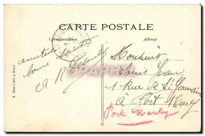 Rueil - Monumento comemorativo da Batalha de Buzenvel, 19 Janeiro 1871 — Verso