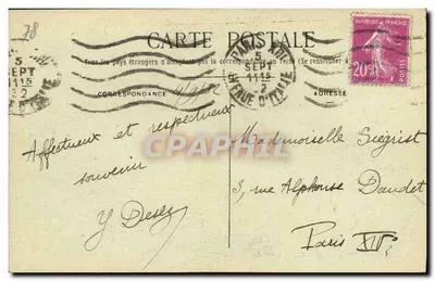 Rueil - Widok Jeziora Świętego Kukulii — n° 107 — Rewers
