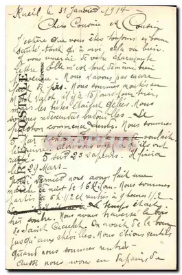 Rueil — La Pequeña Malmaison — El Castillo — Editor Chiere, n° 012 — Reverso