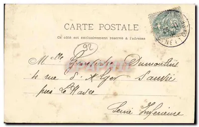 Rueil - O Hotel-de-Ville — G. Baudinière, editor - Capelle, fot. Rueil — Verso