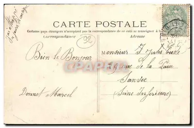 Rueil - 16e d'Artillerie — Les 155 courts attelés — Verso