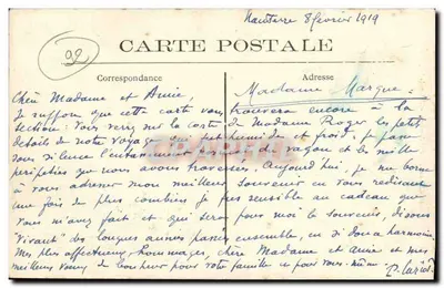 Ruciel — Zamek Malmaison — Tron Napoleona I — Wydawca Areille & Rouières, nr 43 — Rewers