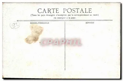 Fontanna 'Grands Eaux' — Saint-Cloud — wydawca nieznany — Rewers