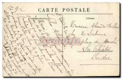 Park van St-Cloud — Brug van de Duivel, Franche-Montagne Laan — F.F. Parijs, n°34 — Achterkant