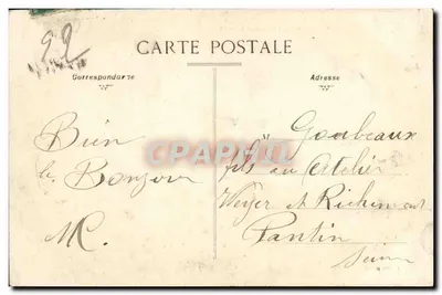Park w Saint-Cloud — Wielka Kaskada — wydawca Marmuse, n°99 — Rewers