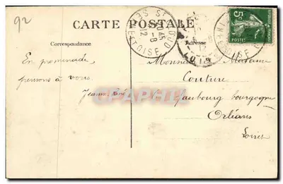 Saint-Cloud — La Grande Cascade - Les Grandes Eaux — wydawca LODEILLE — Rewers