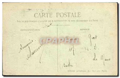 Saint-Cloud — La Terrasse, luogo dove sorgeva il Castello — E. M. — Verso
