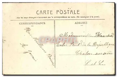Saint-Cloud — Kaskada Chimère — Fot. art. — Cliché G. Devé — Rewers