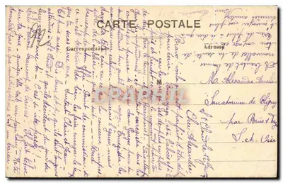 Saint-Cloud — Oświetlenie Kaskad — C.M. n°120 — Rewers