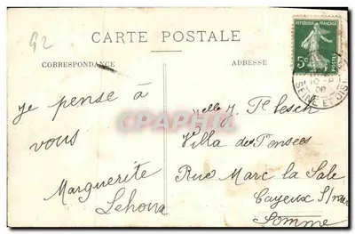 Saint-Cloud — Grandes Eaux — 24 strumienie — Marca T. Abetille, zarejestrowana — Rewers