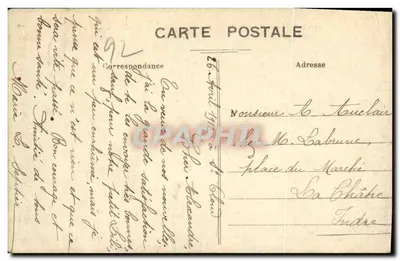 Saint-Cloud — Zamek zbudowany około 1630, zniszczony w październiku 1870 — C.M. n°94 — Rewers