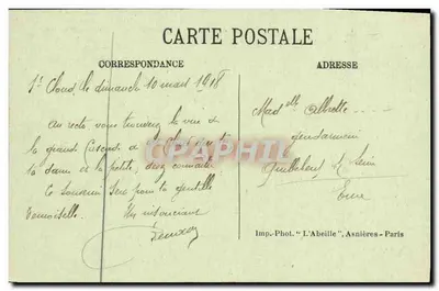 Saint-Cloud - O Parque - Grandes Eaux - Parte interna da Grande Cascata — L'Abellie, n°40 — Verso
