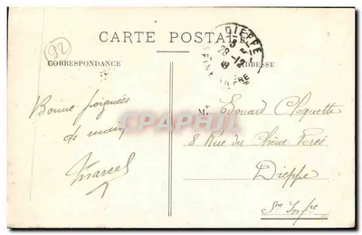 Fonte de Saint-Cloud — Jato de 40 metros — depósito na Abella — n°40 — Verso