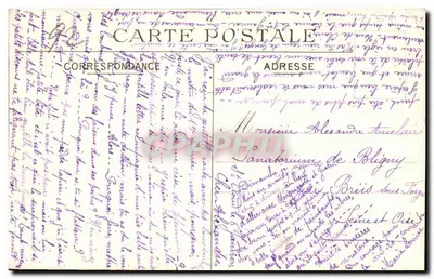 Saint-Cloud — Chalet waarin Gounod woonde en waar hij overleed — C.M. 102 — Achterkant