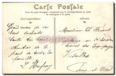 Saint-Cloud — Le Pavillon Bleu — Wydawca ND P. n°18 — Rewers