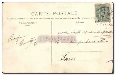 Suresnes - Mont Valérien — vista panorâmica com três pessoas — P. Marmuse, Paris, n°48 — Verso