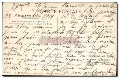 VILLE D'AVRAY (S.-&-O.) — La Chapella del Re — La Tavola in Marmo Rosa — Verso