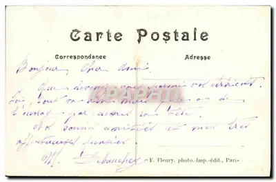 Ville-d'Avray (S.-O.) — A prefeitura — F. Fleury, foto-imp.-editora, Paris — Verso