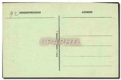 Saint-Cloud - Widok ogólny - Przystań Prezydenta Carnota — Rewers