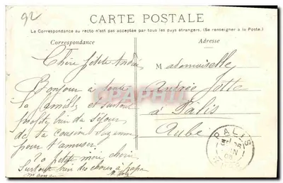 Park Saini-Clond — Grandes Eaux — Paryż 75 — wydawca nieznany, nr 75 — Rewers