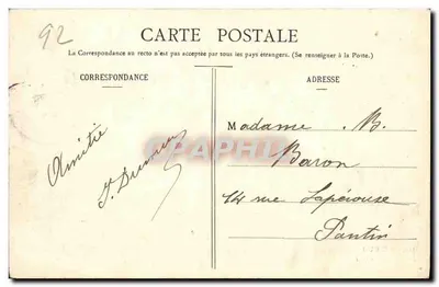 St-Cloud — Nel Parco — G. F. n°318 — Verso