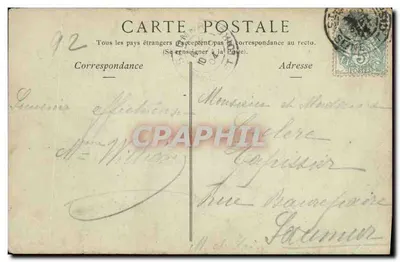 Park Saint-Cloud — Parter i Aleja Fer-à-Cheval — ND. Phot. — Rewers