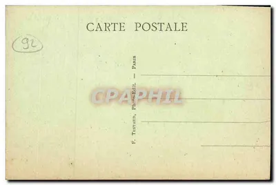 Suresnes - O Mont-Valérien - Visão geral — E. M. — n° 7815 — Verso