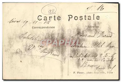Suresnes (S.) — A Escada de Madeira — Rue Worth — Verso