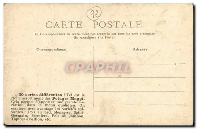 Suresnes — A Sena e o Ponte — Editor E.F. n°47 — Verso