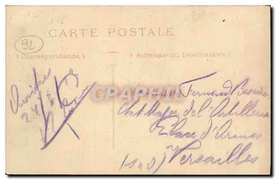Colombes - As margens da Sena - O Moulin Joli — editor não identificado, n° de série 74 — Verso